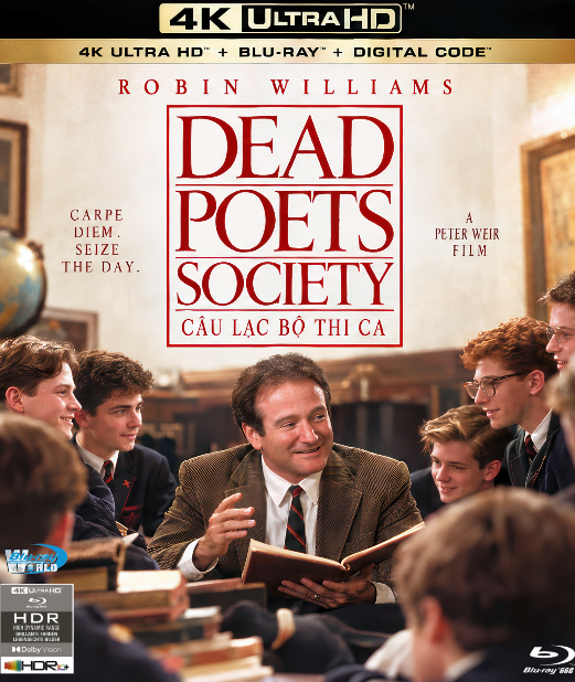 4KUHD-1160.Dead Poets Society 1989  CÂU LẠC BỘ THI CA  4K66G  (TRUE- HD 7.1 DOLBY ATMOS - DOLBY VISION) USA